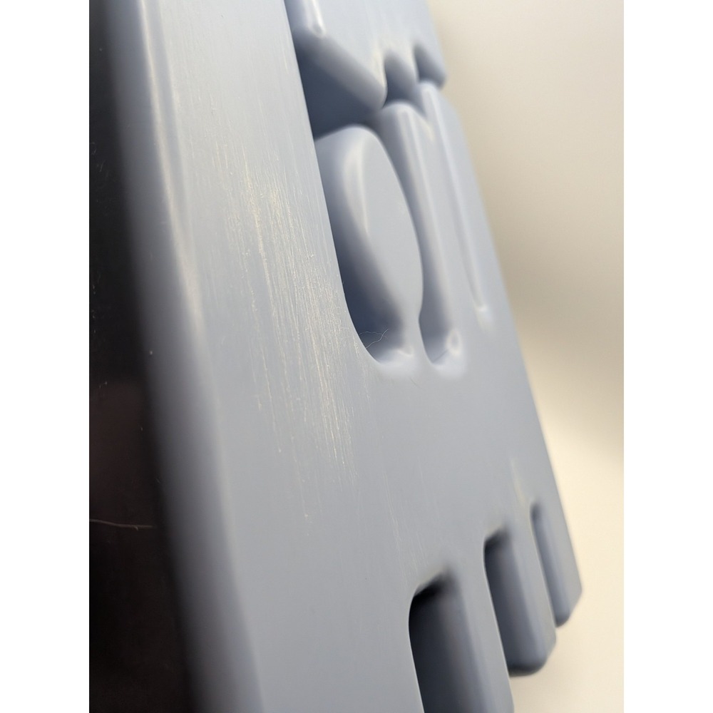 Vtg Rubbermaid Country Blue Utensil Flatware Silverware Tray Drawer Organizer - Picture 10 of 10